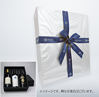 Gift Wrapping 3bottles [box＋wrapping paper colour:silver ＋WTS ribbon）